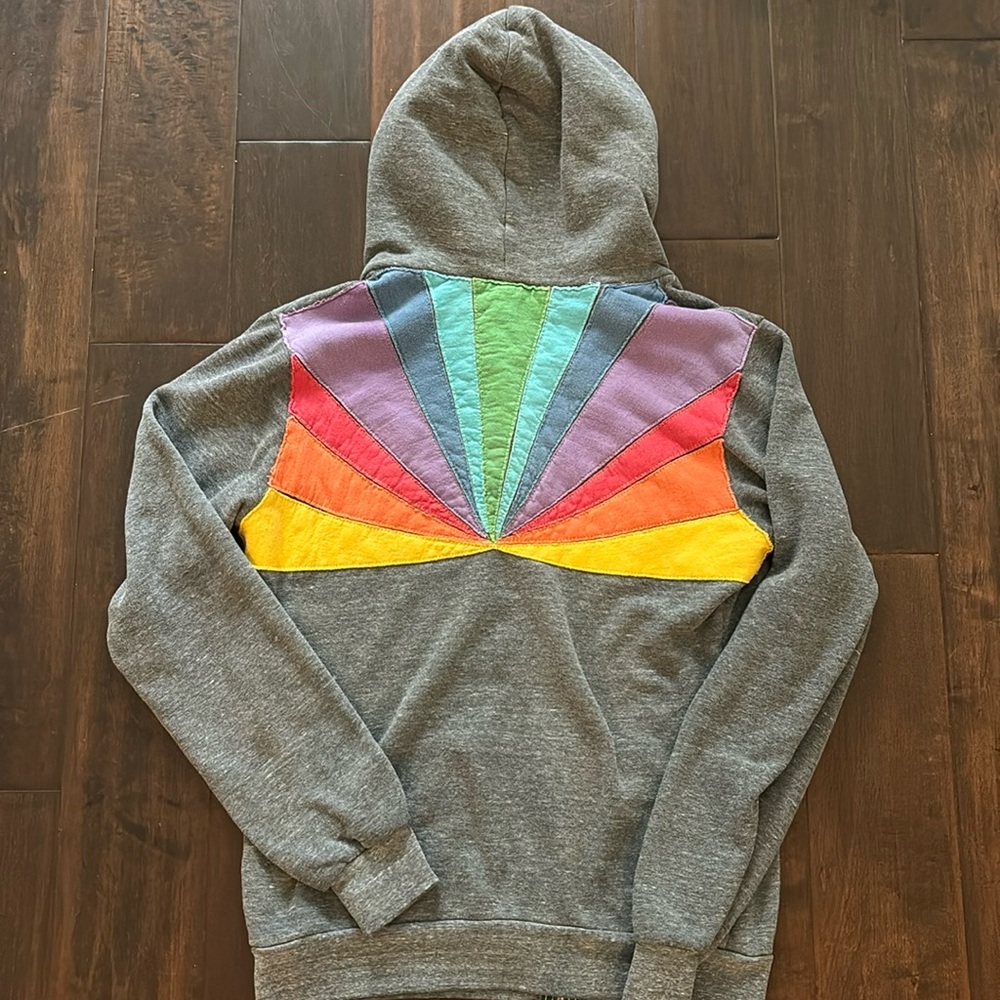 Aviator Nation Sunburst Hoodie. Medium.